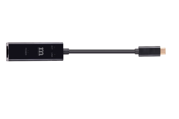 Red Monster Hybrid AirNergy USB-C TO ETHERNET (1M) ABS SHELL TPE CABLE (15 CM) (Space Grey)