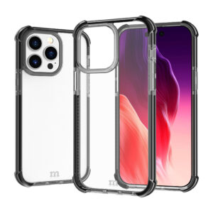 RED MONSTER [NAKED HARD] Hybrid Tech Black for iPhone 15 Pro Max | 15 Pro | 15 Plus | 15