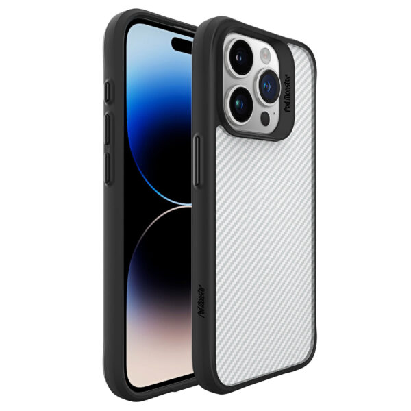 Red Monster Armour Tough Naked Hard (Pure Carbon Clear) for iPhone 15 Series