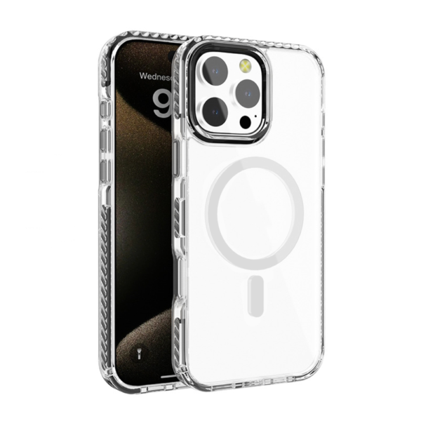 Red Monster Case for iPhone 16 Pro Max | 16 Pro | 16 Plus | 16 - Hybrid Air Mag Black (Soft Case)