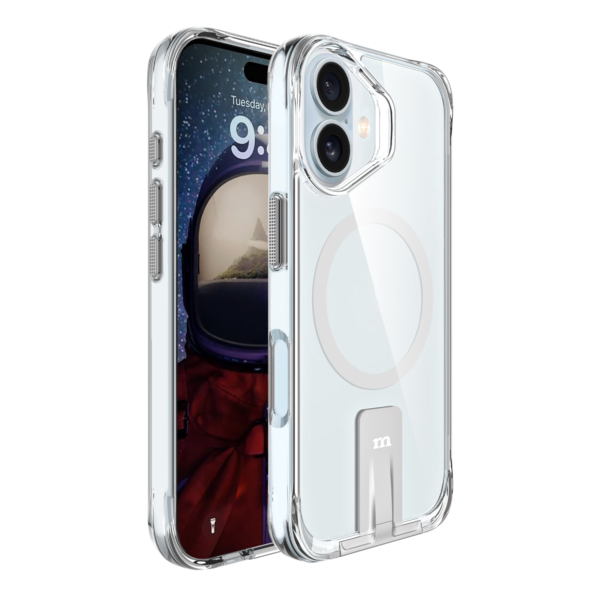 Red Monster Case for iPhone 16 Pro Max | 16 Pro | 16 Plus | 16 - Pure Stand Mag Clear (Hard Case) - Image 6