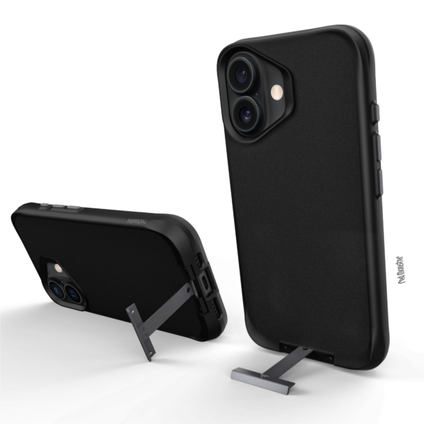 Red Monster Case for iPhone 16 Pro Max | 16 Pro | 16 Plus | 16 - Pure Stand Mag Black (Hard Case) - Image 7