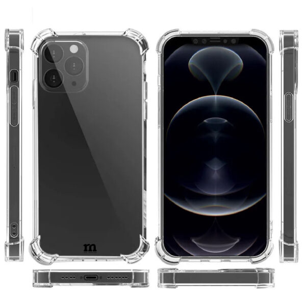 Red Monster Case for iPhone 16 Pro Max | 16 Pro | 16 Plus | 16 - Hybrid Air Tech Clear (Soft Case) - Image 2
